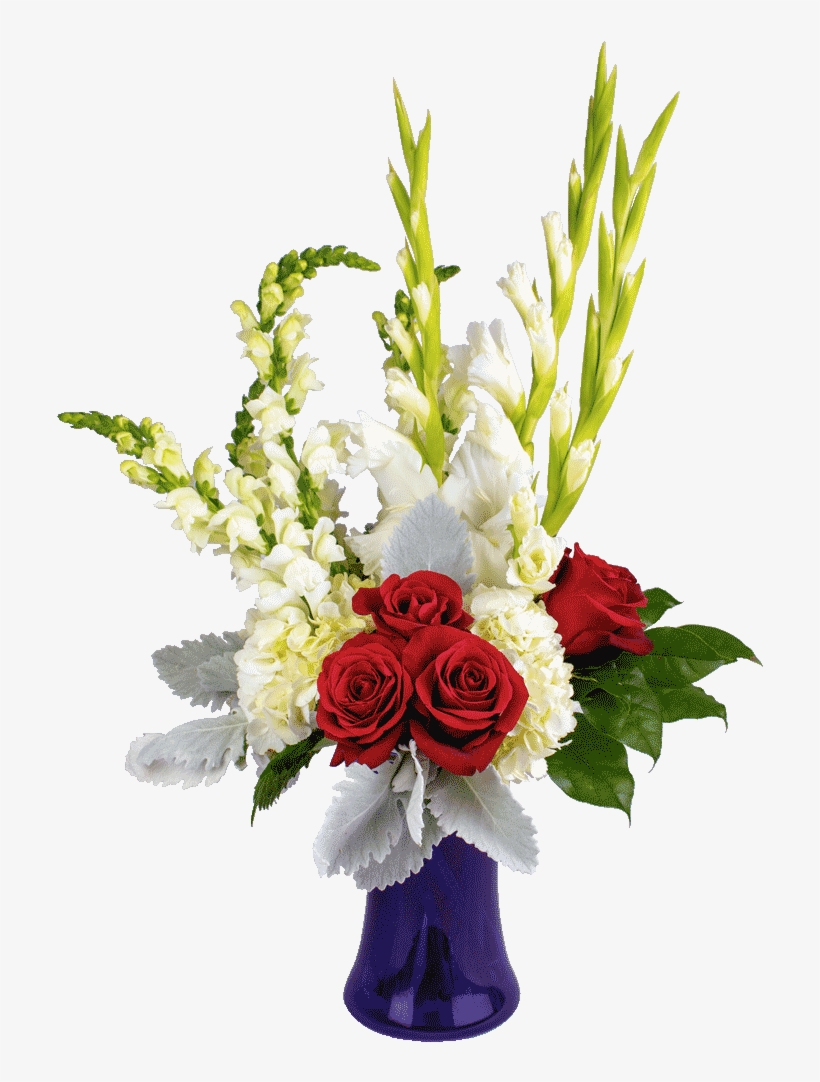 Patriotic Expression Bouquet - Flower Bouquet, transparent png download