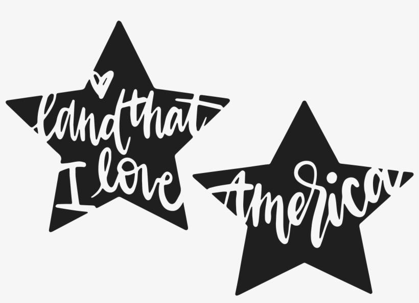 Patriotic Stars Png Download - Silhouette, transparent png download