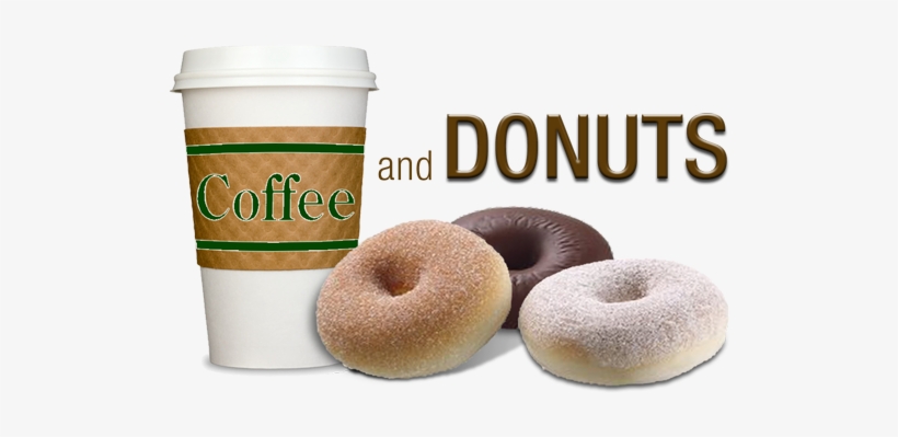 Coffee And Donuts - Coffee And Donut Social, transparent png download