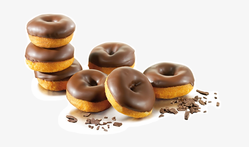 Mini Chocolate Donuts - Belgoods Bakeware Silicone Mini Donut Pan - 12 Cup, transparent png download