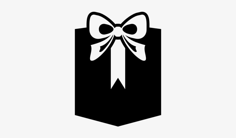 Giftbox With A Ribbon On A Corner Angle Vector - Gift, transparent png download