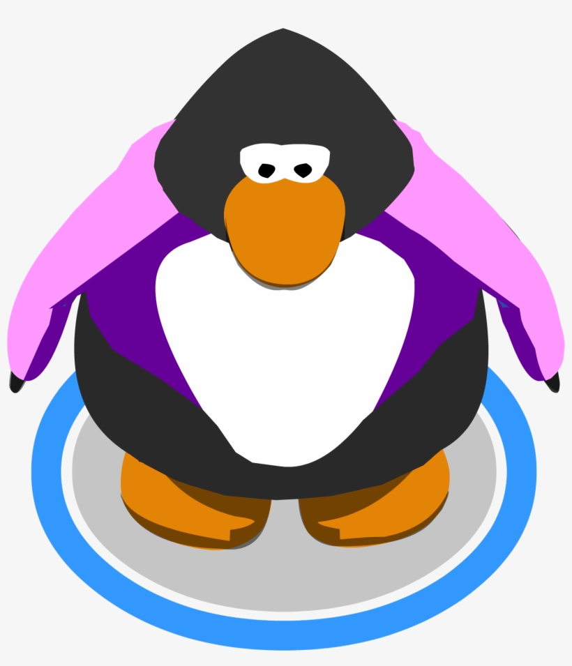 Purple Wetsuit Ig - Club Penguin Mohawk, transparent png download