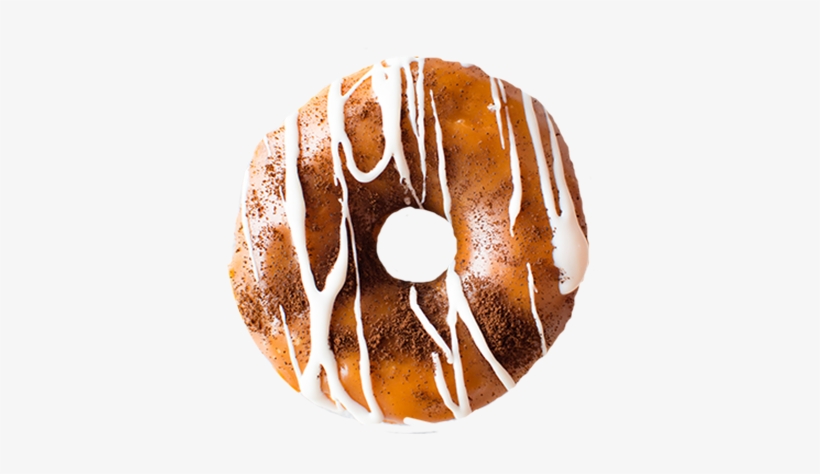Caramel Macchiato - Donuts Top View, transparent png download