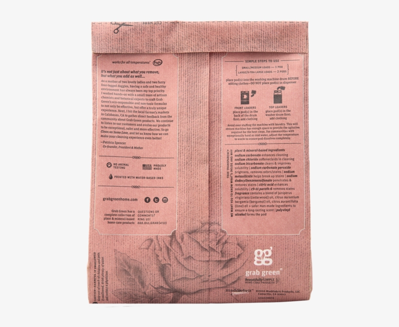 Stoneworks Laundry Detergent Pods Rose Petal - Laundry, transparent png download