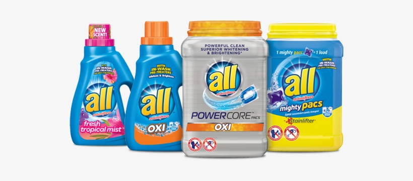 Yellow All Laundry Detergent Bottle Cap - All Laundry Detergent Scents, transparent png download
