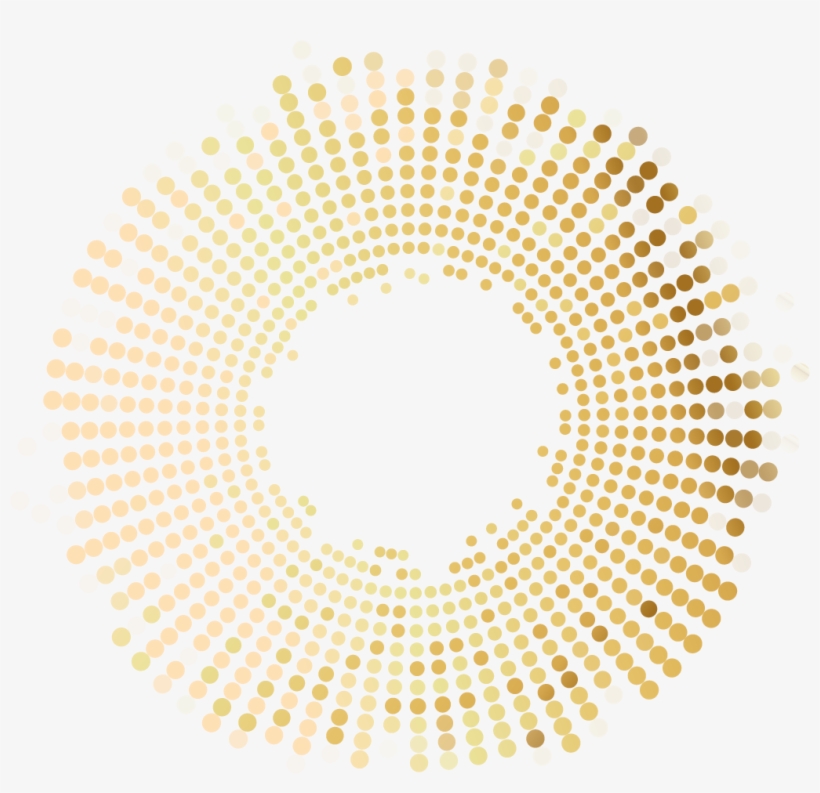 Clip Art Royalty Free Download Painted Golden Circle - Png Halftone Splatter, transparent png download