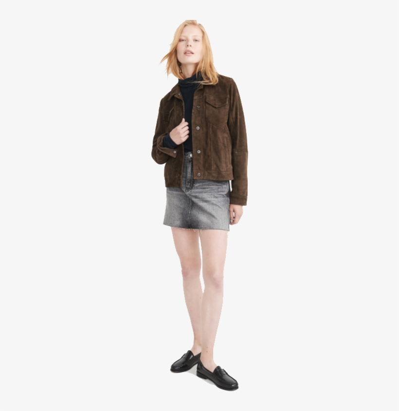 Smooth, Sensual And With A Touchable Texture, Suede - Miniskirt, transparent png download
