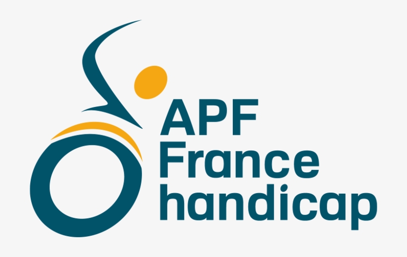 Apf France Handicap Logo 2018 - Association Paralysés De France, transparent png download