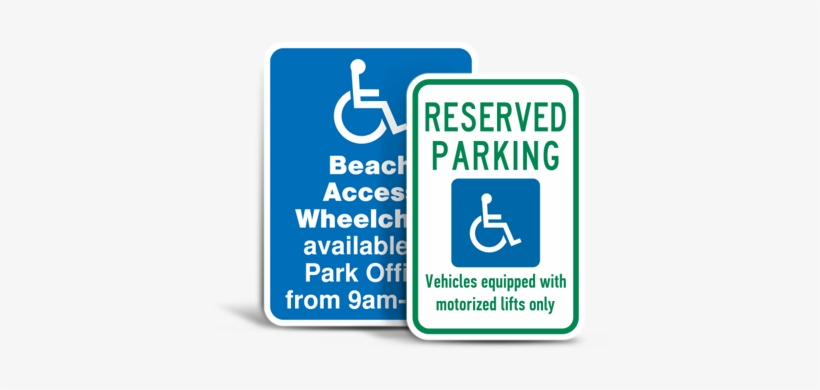 Custom Handicap Parking Signs - State Handicapped Reserved Parking Sign Nevada (tms323g), transparent png download