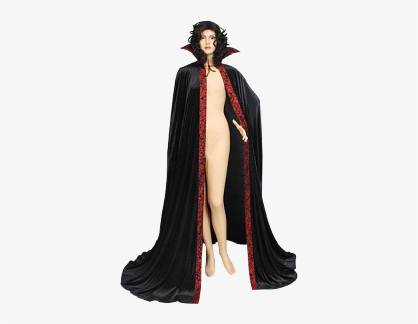 Black And Red Dracula Cape - Historical Cloaks, transparent png download