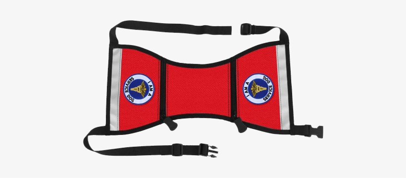 "service Dog" Cape Style Vest With Pockets - Service Dog Vest Green, transparent png download