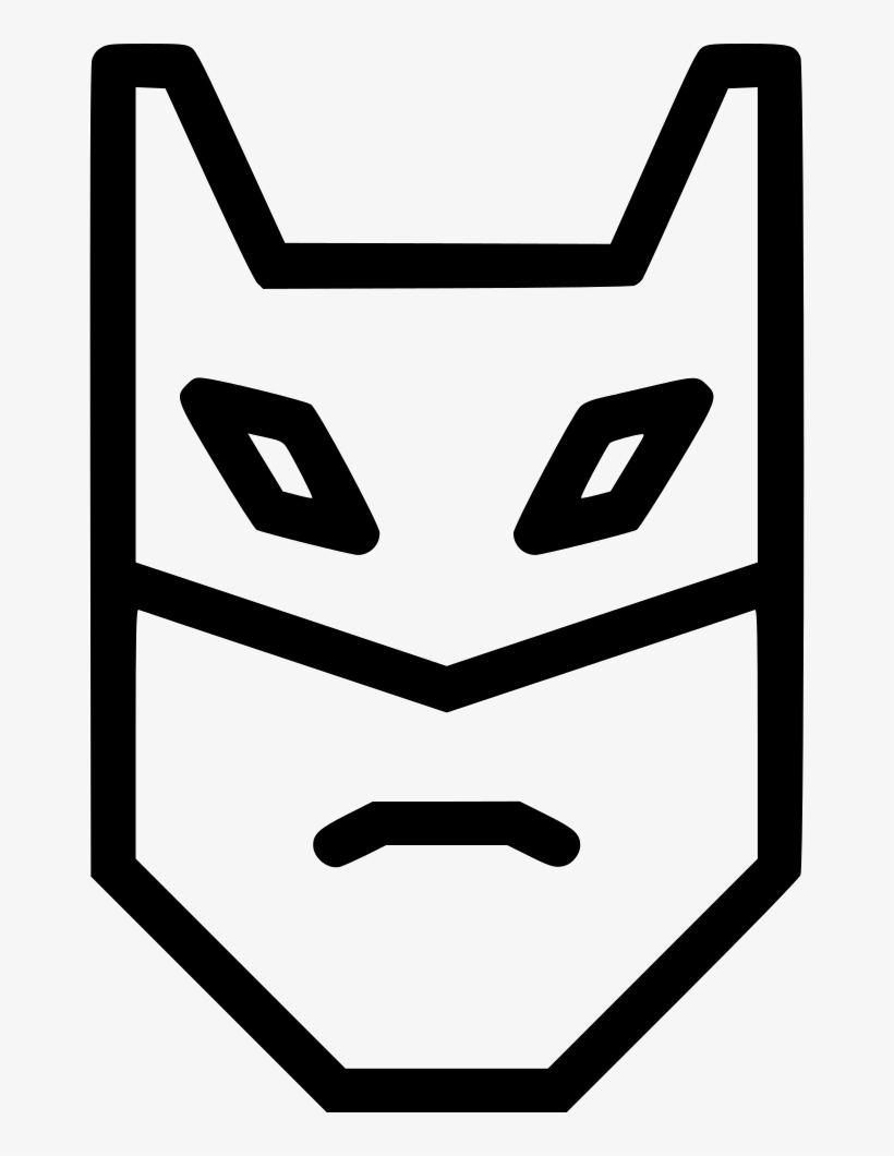 Batman Mask Superhero Hero Comics Character Comments - Icon, transparent png download