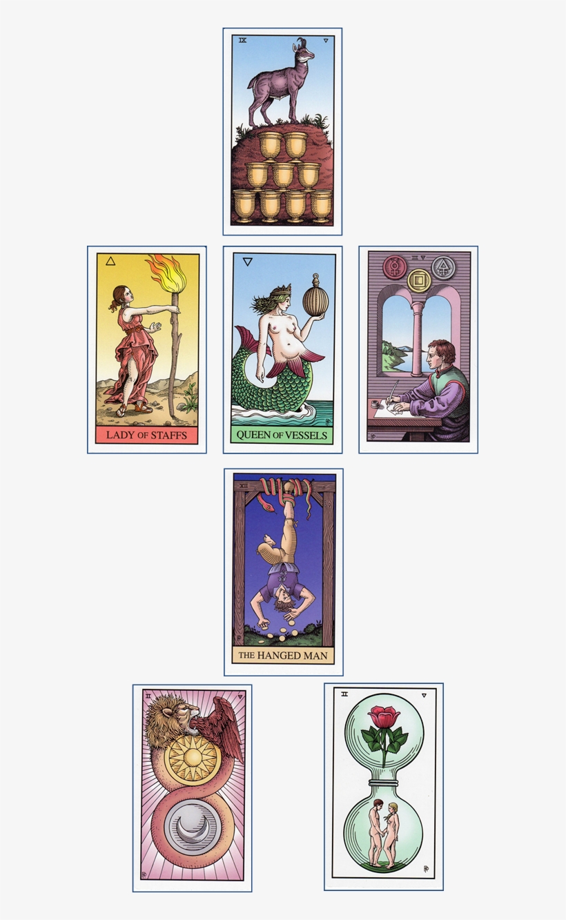 Alchemical Tarot 7 Card Wish Spread - Mermaid Vessel, Mermaid Earrings, Also Available Awesome, transparent png download