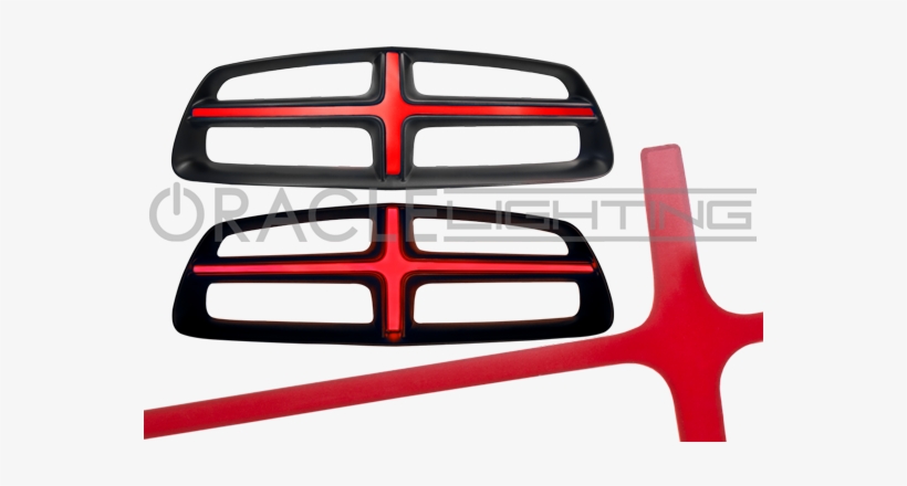 2011-2014 Dodge Charger Oracle Illuminated Grill Crosshairs - Dodge, transparent png download