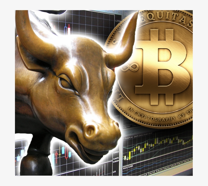 Bitcoin Like 'monopoly Money' And 'pure - Charging Bull, transparent png download