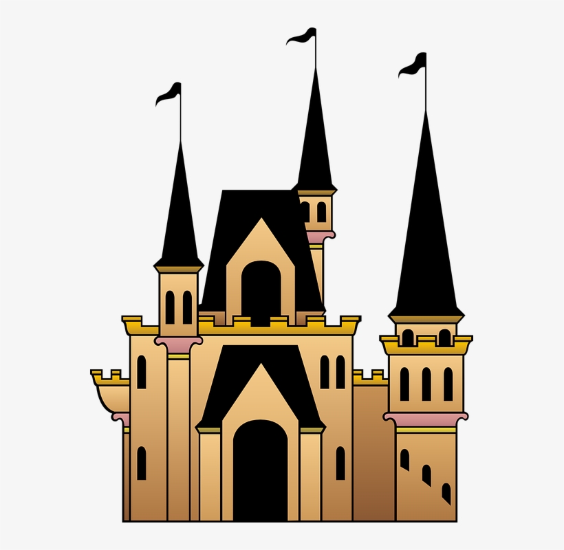 Castle Flags Windows - Castelo Vetor Png, transparent png download