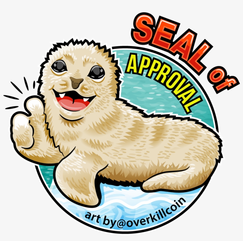Seal Of Approval In Full Colour - Cartoon, transparent png download