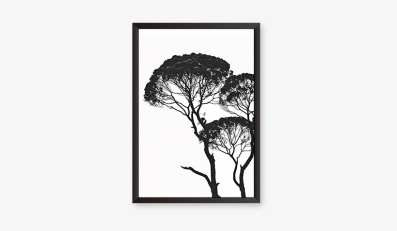 Tree - Pretty Black And White Art, transparent png download