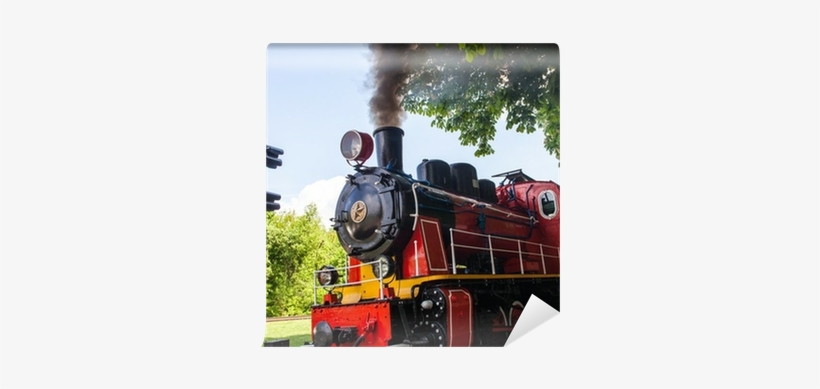 Steam Locomotive Blowing Off The Smoke Wall Mural • - Steam Locomotive, transparent png download