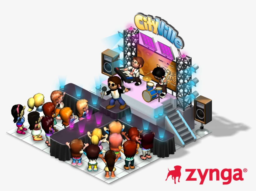 Cityville Enrique Iglesias Concert Stage Euphoria Live - Custom White Shopping Bag (24"x7"x18"), Promotional, transparent png download