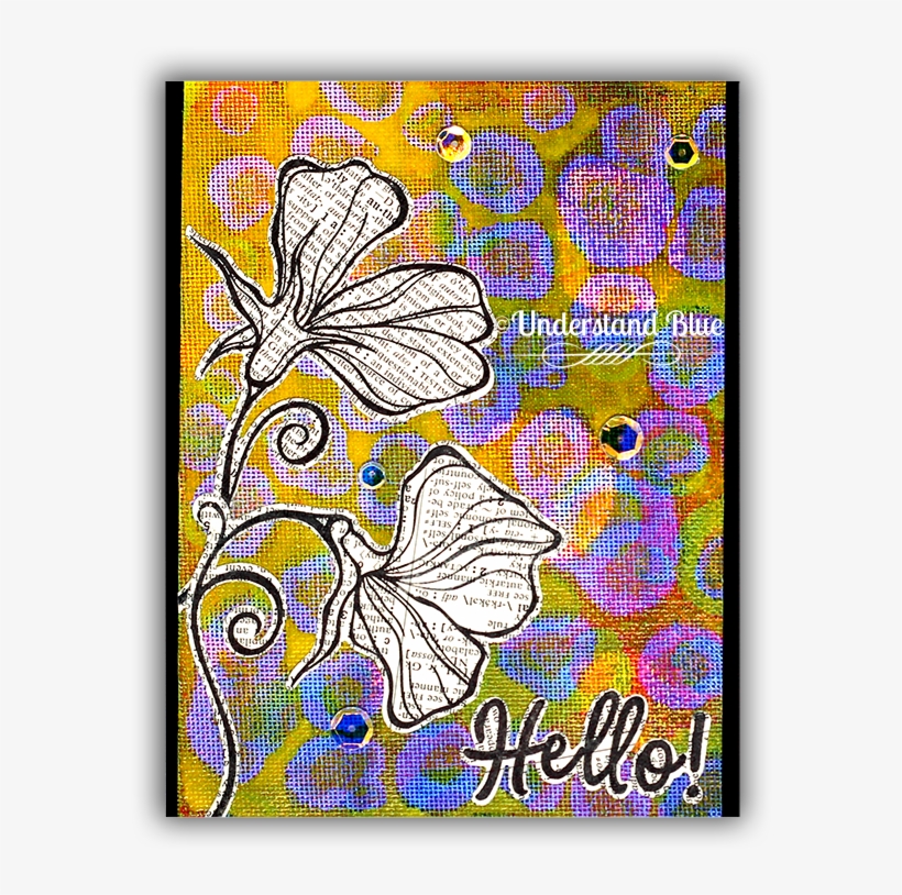 Drunken Acrylic Reveal Background By Understand Blue - Butterfly, transparent png download