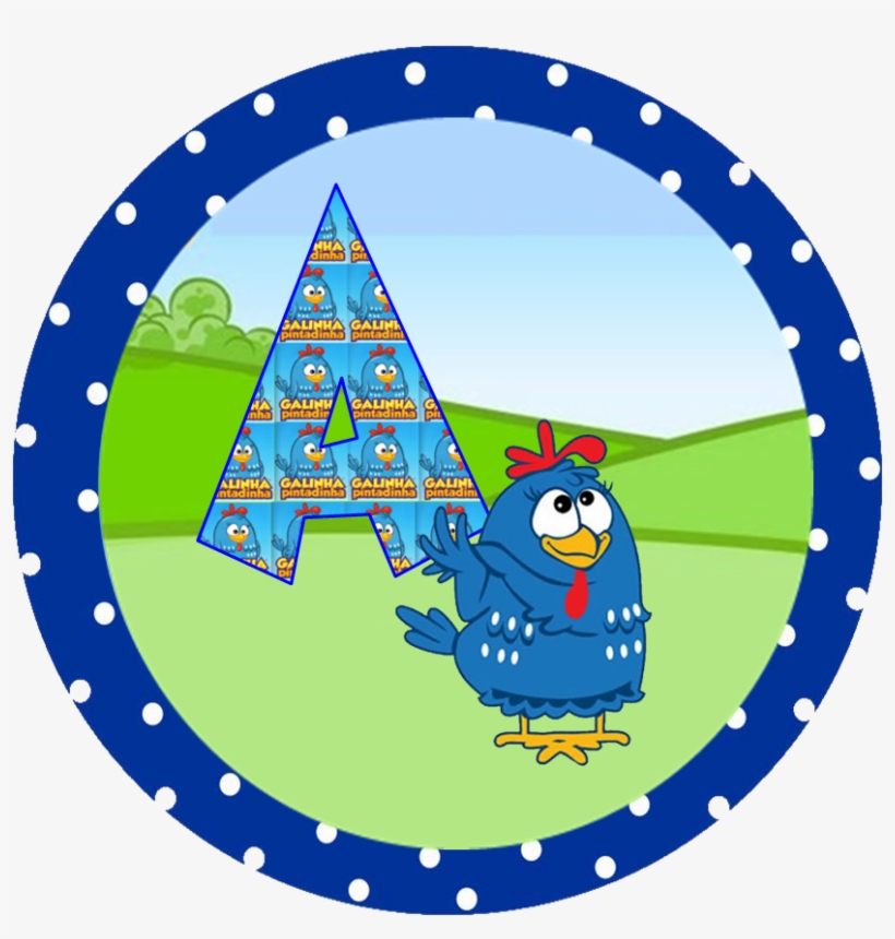 Alfabeto De Gallinita Pintadita Dentro De Círculos - Dewalt Dw3123, transparent png download