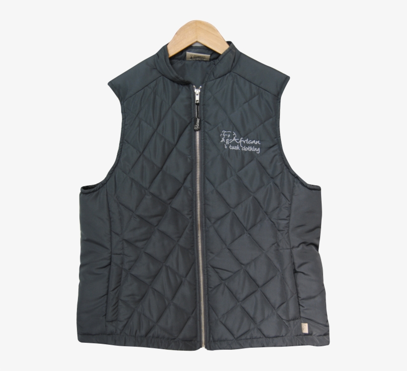 Ladies Quilted S/less Jacket With Side Panel - Sweater Vest, transparent png download