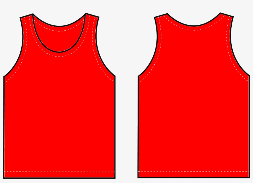 Vest template 122165 Red Vest Template Transparent PNG 1613x1086