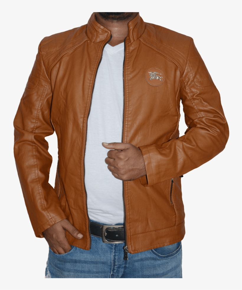 Png - Leather Jacket, transparent png download