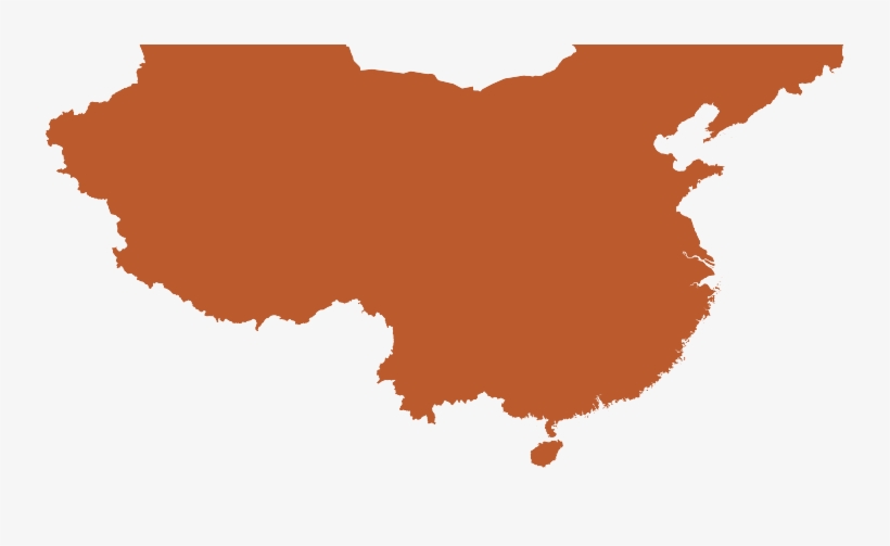 India - China Map With Taiwan, transparent png download