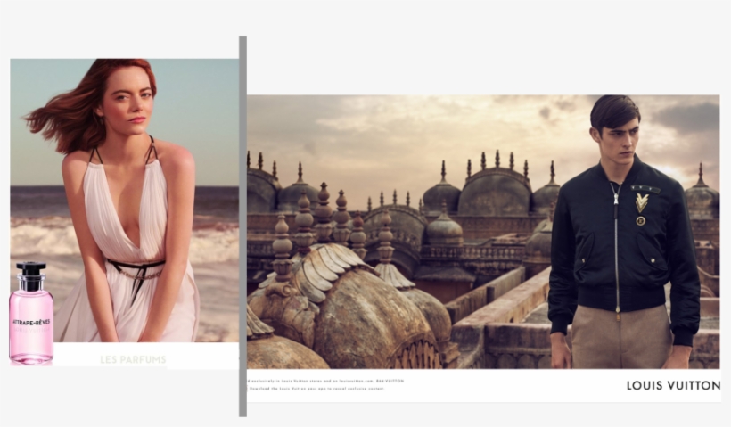 Emma Stone Louis Vuitton Parfum, transparent png download