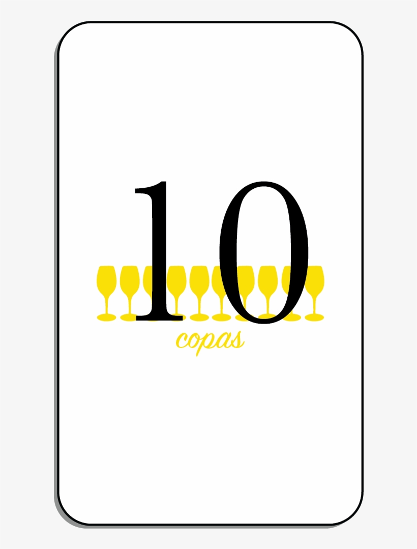 Dez De Copas - Graphic Design, transparent png download