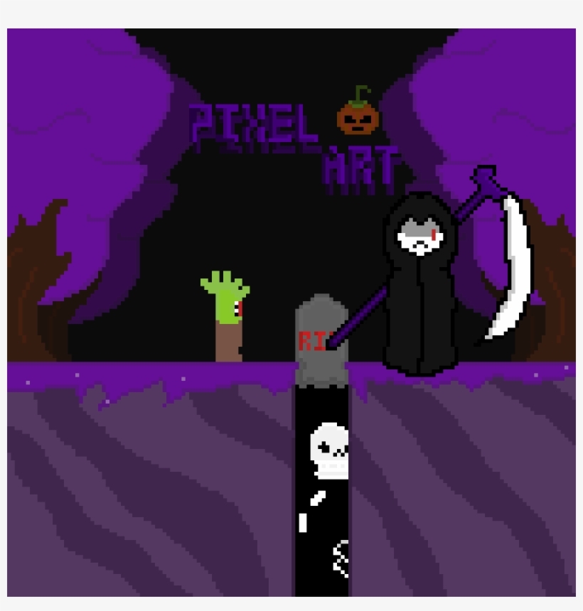 Purple Halloween Background - Cartoon, transparent png download