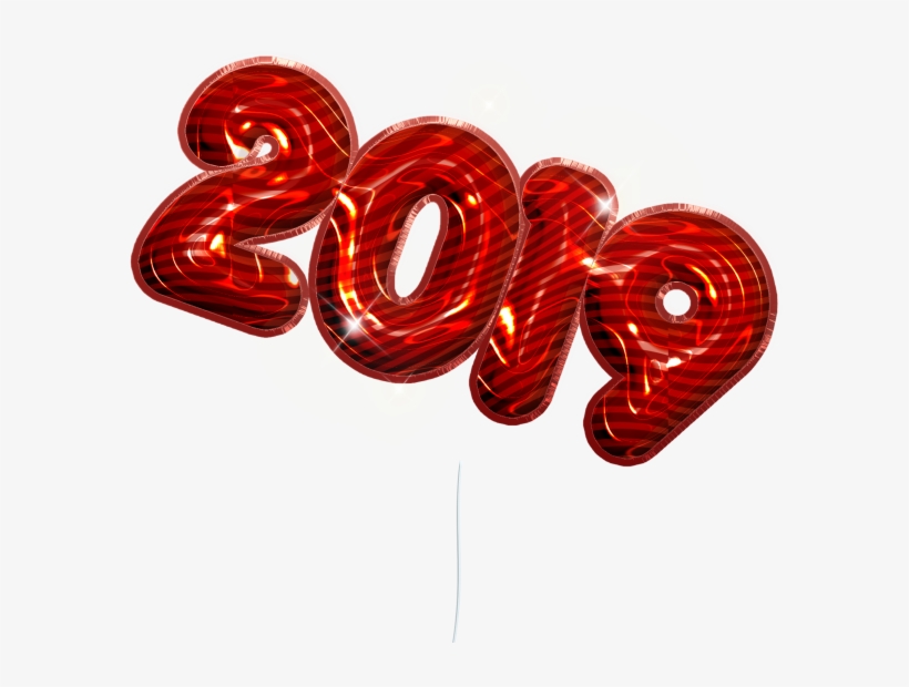 2019 Balloon Text, - Balloon, transparent png download