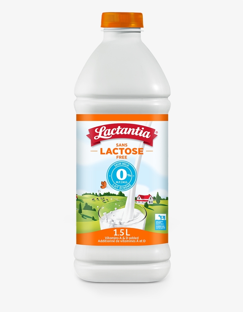 Lactantia Lactose Free Skim Milk - Lactose Free Milk Canada, transparent png download