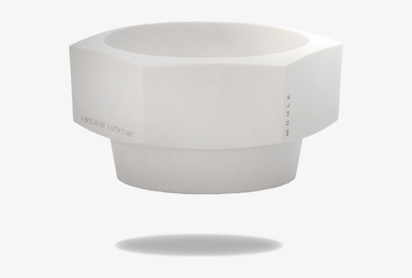 White Porcelain, Hexagon - Lampshade, transparent png download