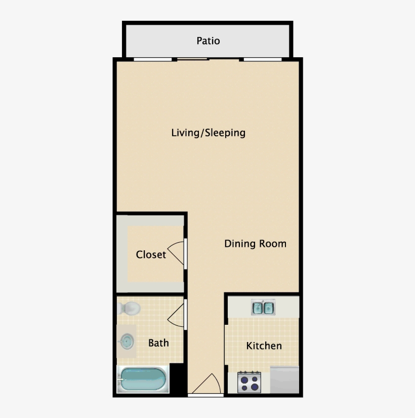Furnish This Floor Plan - Diagram, transparent png download
