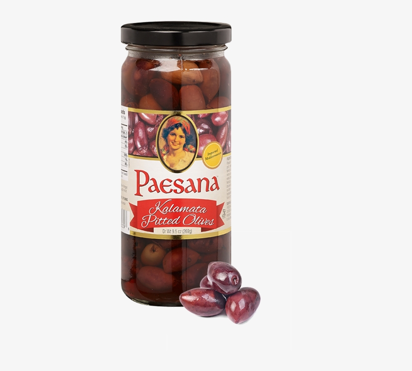 Paesana Kalamata Pitted Olives - Olive, transparent png download