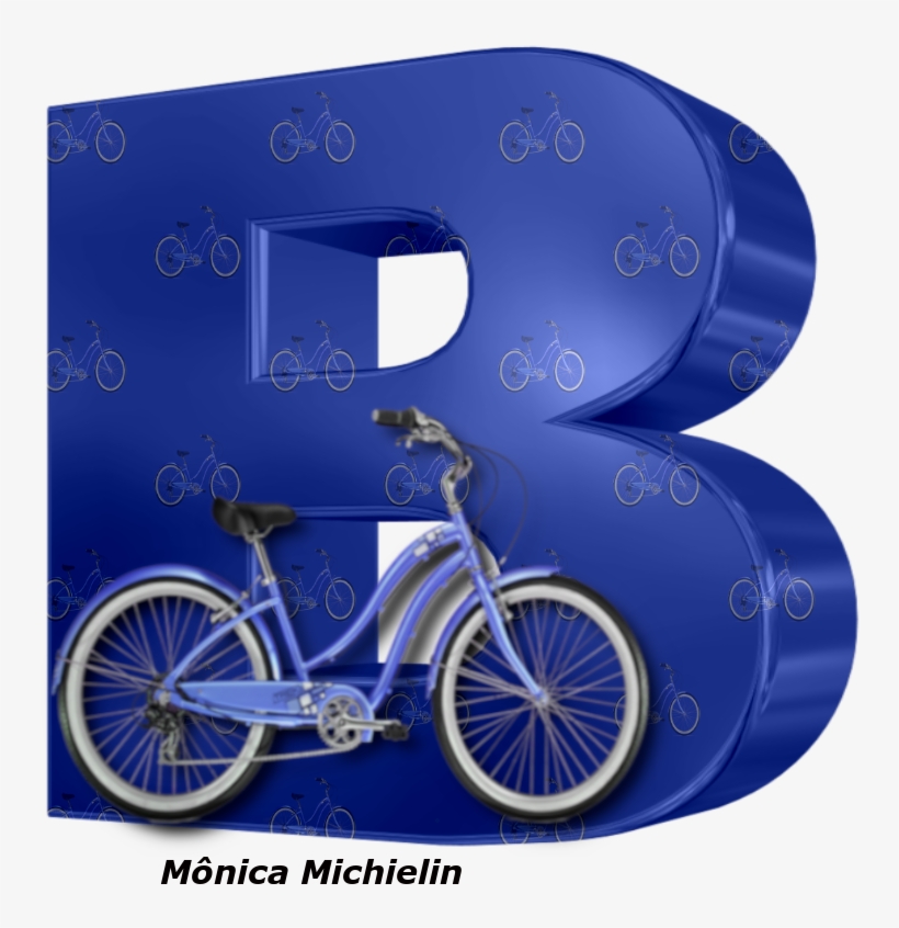 Alfabeto De Bicicleta Png, Bicycle Bike Alphabet Png, - Hybrid Bicycle, transparent png download