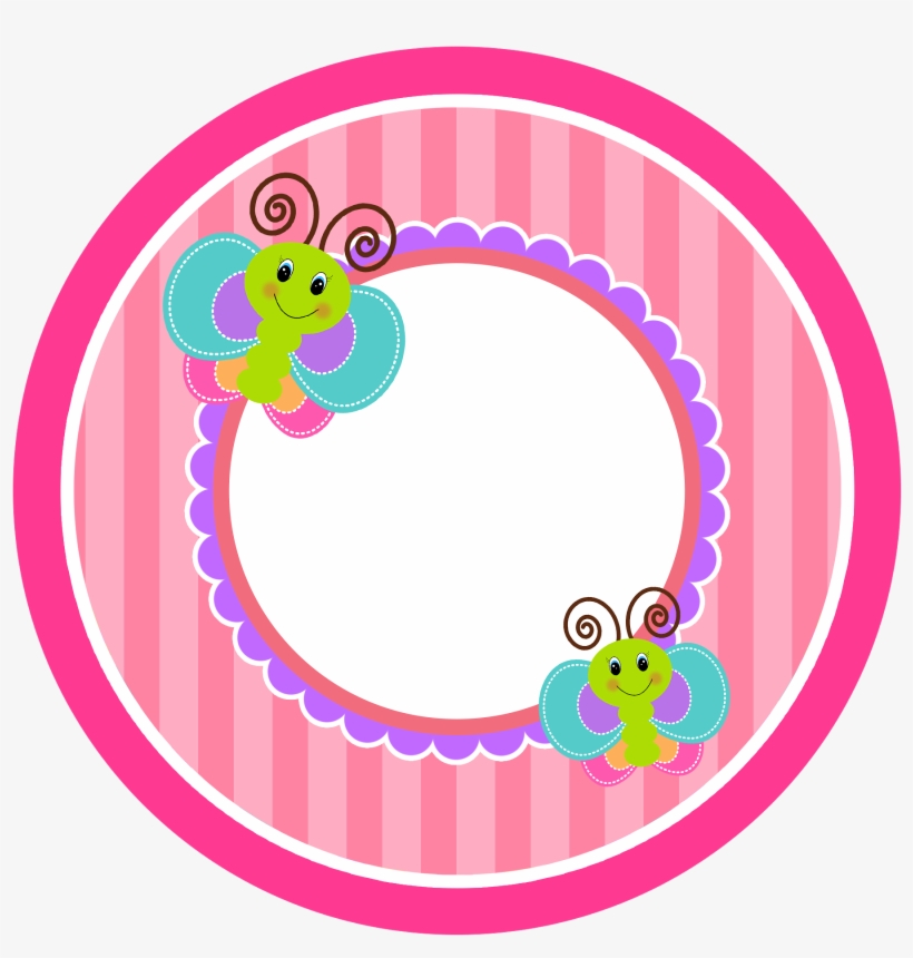 Divertida Mariposa Etiquetas Para Candy Imprimir Gratis - Cartoon, transparent png download