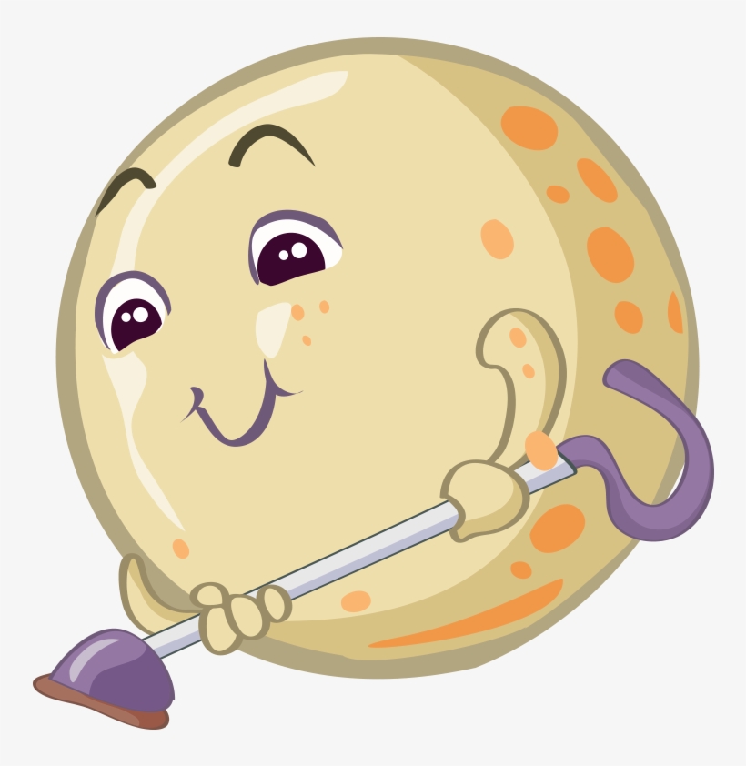Earth Solar System Mercury Jupiter Hand Drawn Ⓒ - Jüpiter In Uyduları Karikatür, transparent png download