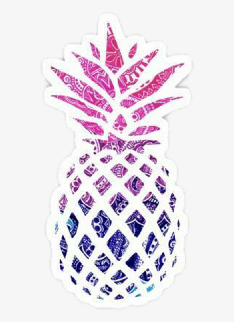 Piña Png Transparent Background - Printable Pineapple Black And White, transparent png download