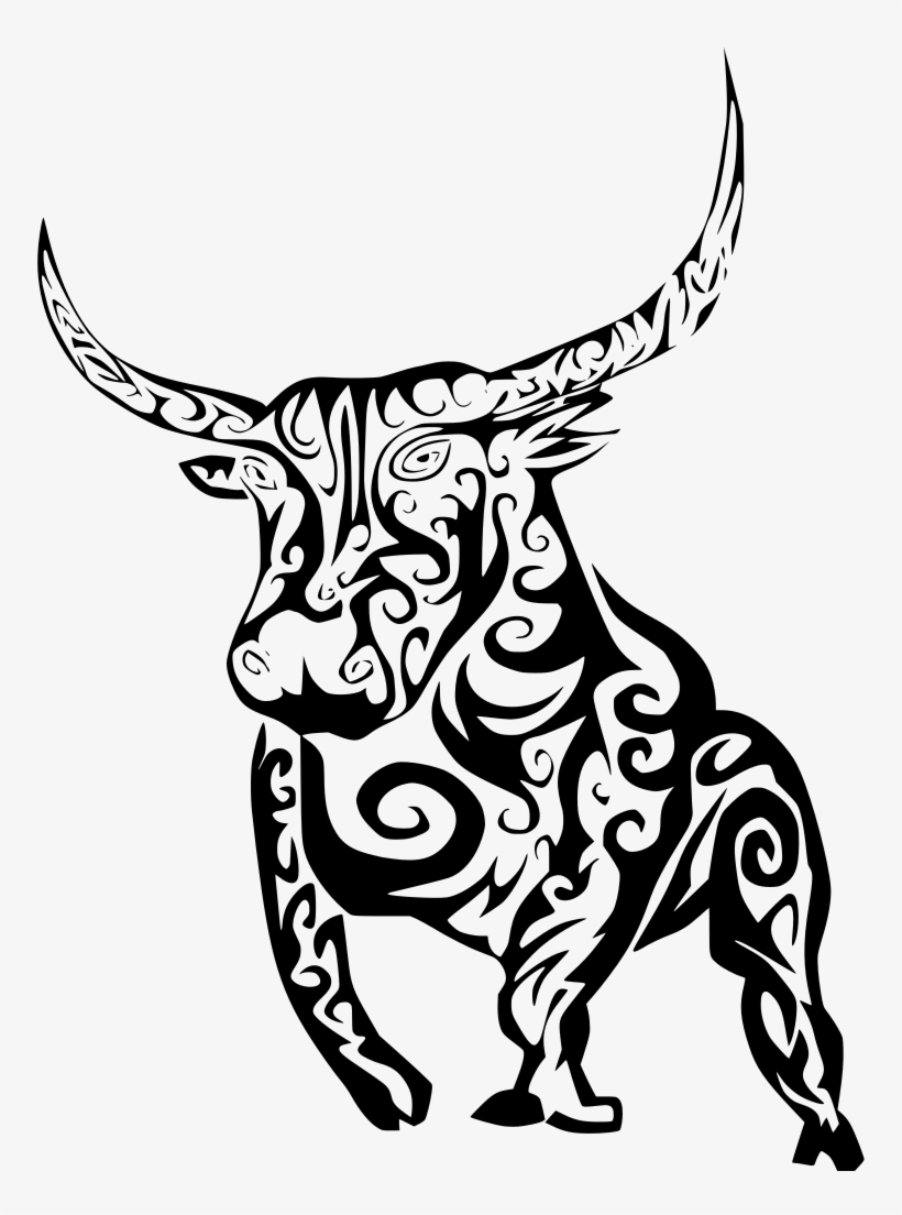 Download Png - Tribal Cow, transparent png download