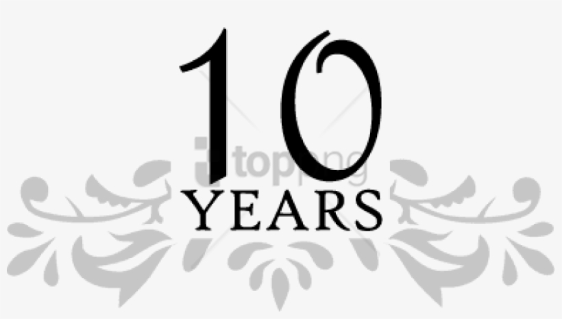 Free Png 10 Years Elegant Png Image With Transparent - Western Flourish Vector, transparent png download