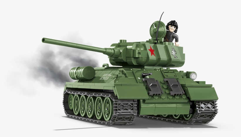 Cobi T-34/85 Tank - Cobi T 34 85, transparent png download