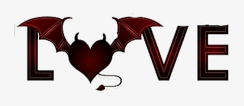 #love #bat #devil #wings - Illustration, transparent png download