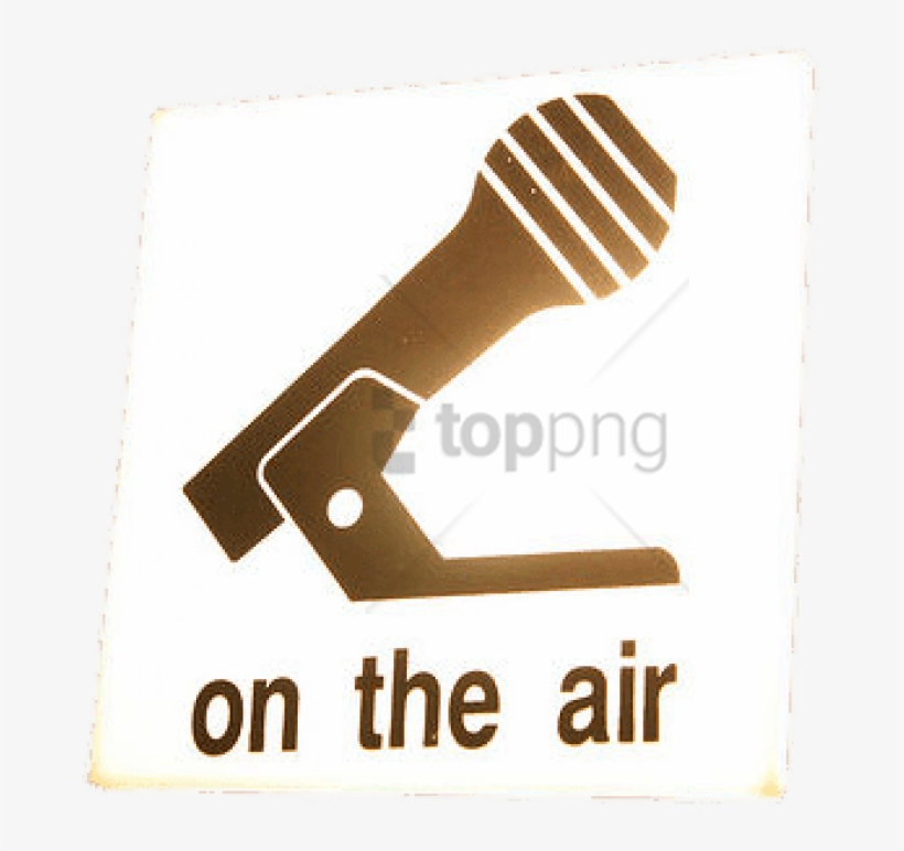 Free Png On The Air Microphone Sign Png Image With - World Society For The Protection, transparent png download