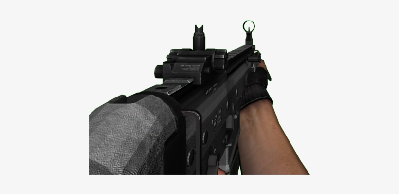 Scar Mw2 - Assault Rifle, transparent png download