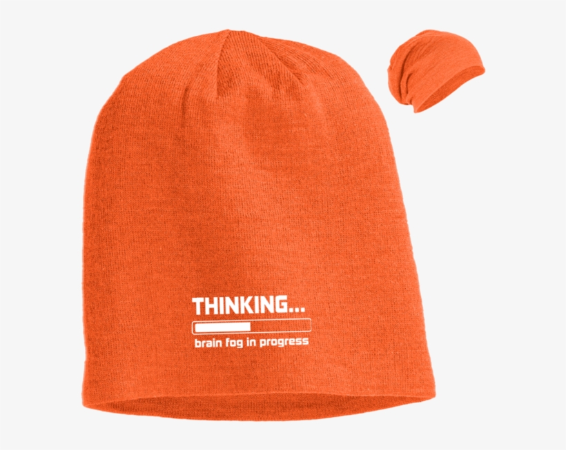 Brain Fog In Progress Slouch Beanie - Beanie, transparent png download