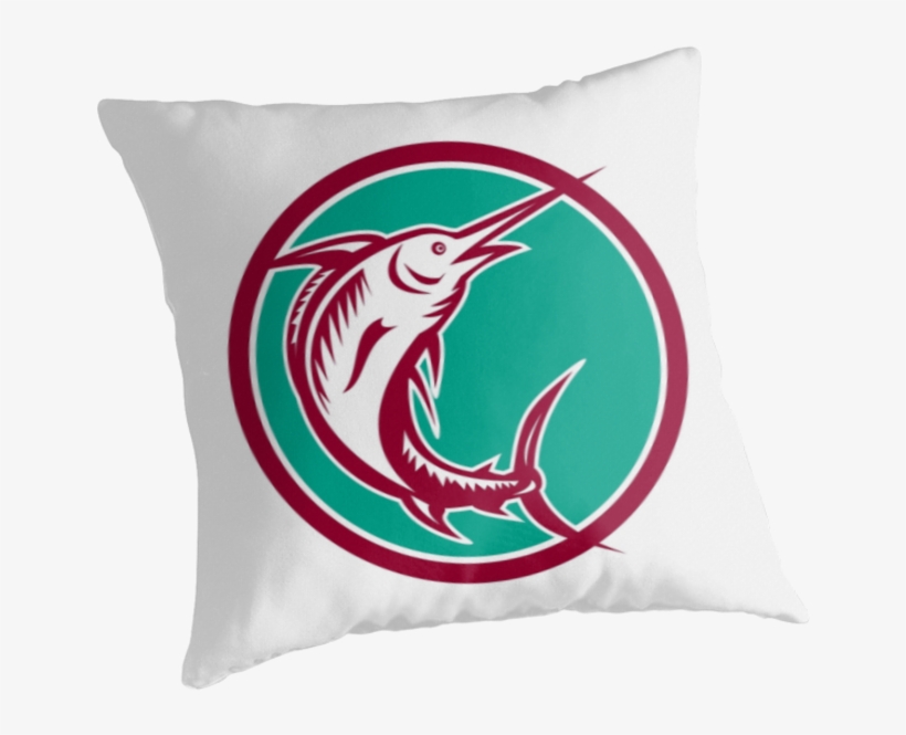 Jumping Fish Png Blue Marlin Fish Jumpingjumping Fish - Cushion, transparent png download